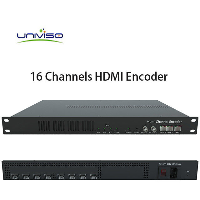 رمزگذار Digital Head End HDMI رمزگذار HD H.264 &amp;amp; H.265 با خروجی IP و ASI ، درج آرم